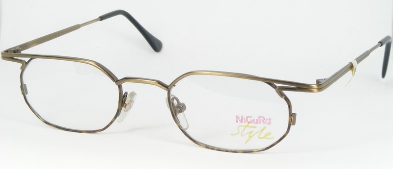 NOS NiGuRa Style N 0455 A BRONZE /TORTOISE EYEGLASSES GLASSES FRAME 48-21-140mm