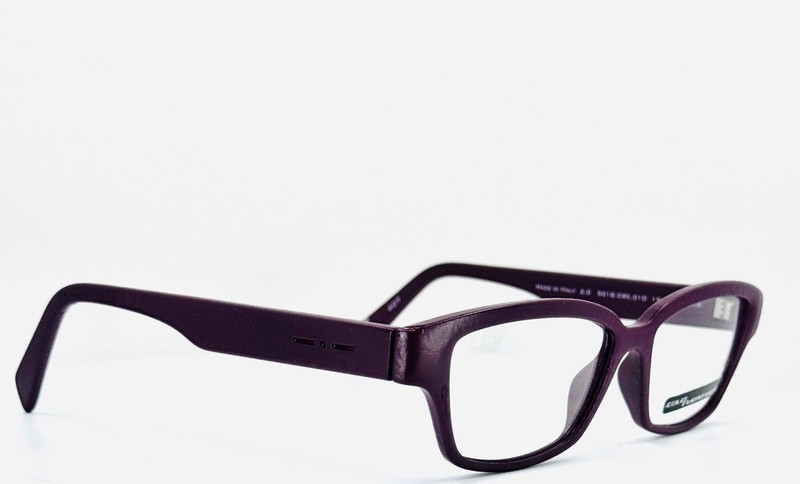 NEW ITALIA INDEPENDENT 5018 CRK.010 Burgundy Rectangle Eyeglasses 52-15-145 B:35 gallery