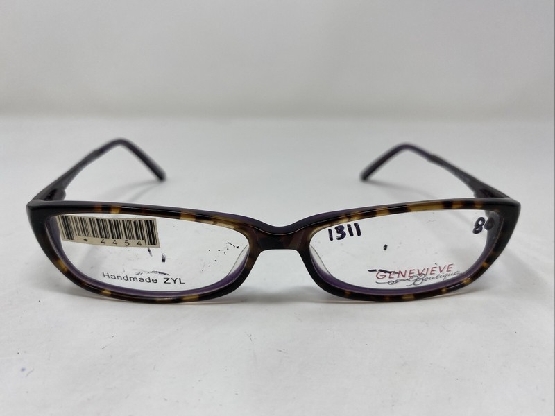 Genevieve Boutique ATTEMPT DEMI/PLUM 52-15-130 Full Rim Eyeglasses Frame BP65