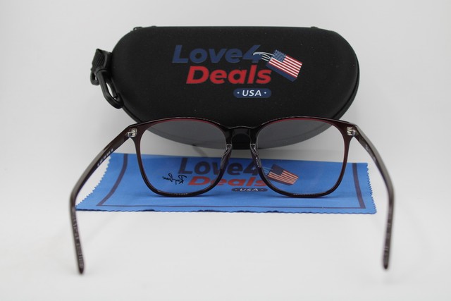 NEW RAY-BAN RB 5387F 8139 VIOLET BROWN AUTHENTIC EYEGLASSES 54-18 gallery