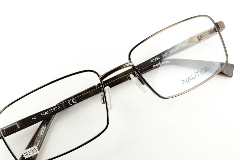 NAUTICA N7252 200 in Bronze Brown 56-18-140 Eyeglass Frames Flex Hinges N133