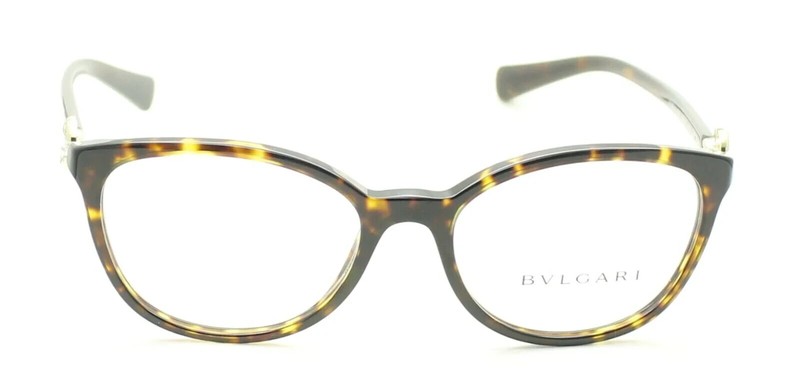 BVLGARI Eyeglasses BV4185B 504 Dark Havana Frame W/ Clear Demo Lens gallery