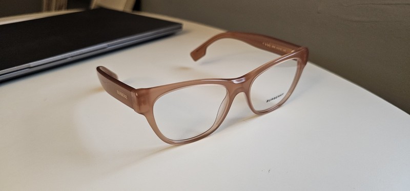 Burberry Eyeglasses, Frames And Case, B 2301 3808 Brown, 51-16-140, Italy