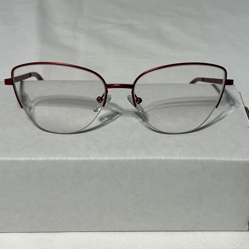 Eyebuydirect Star 55-16-140 C1 Red Metal Eyeglasses FRAMES ONLY