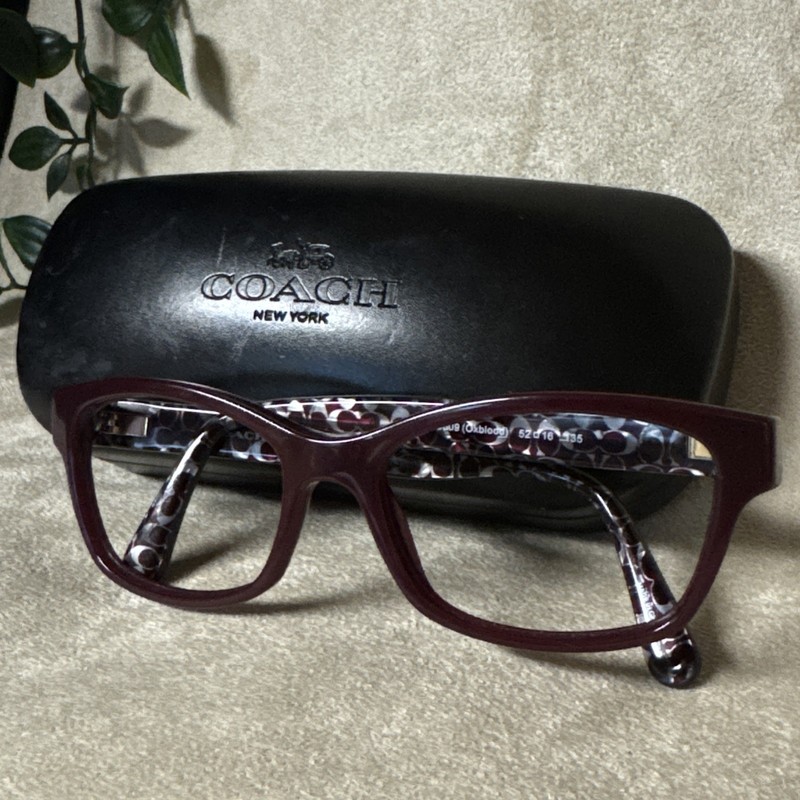 COACH NEW YORK HC6116 5509 Oxblood Red 54-16-135 Eyeglasses Frame gallery