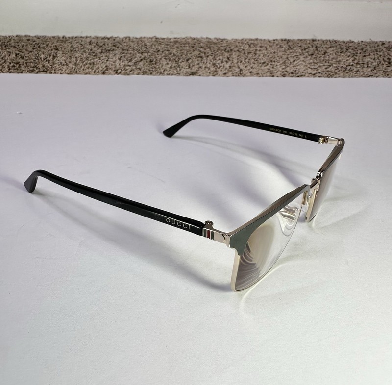 Gucci Eyeglasses Frames Only, GG0130OZ 001, 53-18-145, Black, Made in Japan