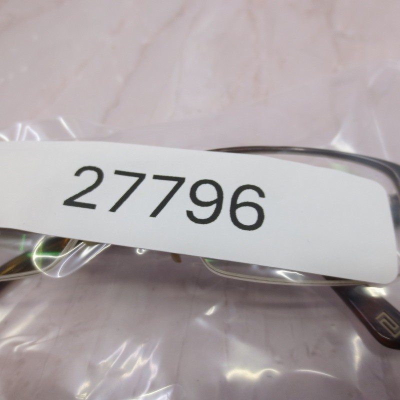 Versace MOD 1184 1269 Brown Tortoise Semi Rimless Eyeglasses Frames 53-18-140 gallery