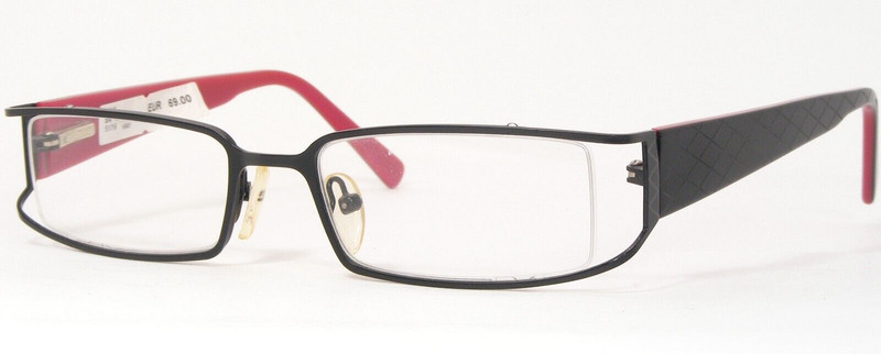SUNOPTIC SO 459A Black UNIQUE RARE EYEGLASSES GLASSES METAL FRAME 51-19-135mm