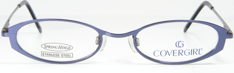 COVERGIRL CG0327 056 Moody Blue Metal Eyeglasses Glasses Frame 49-18-135 NEW