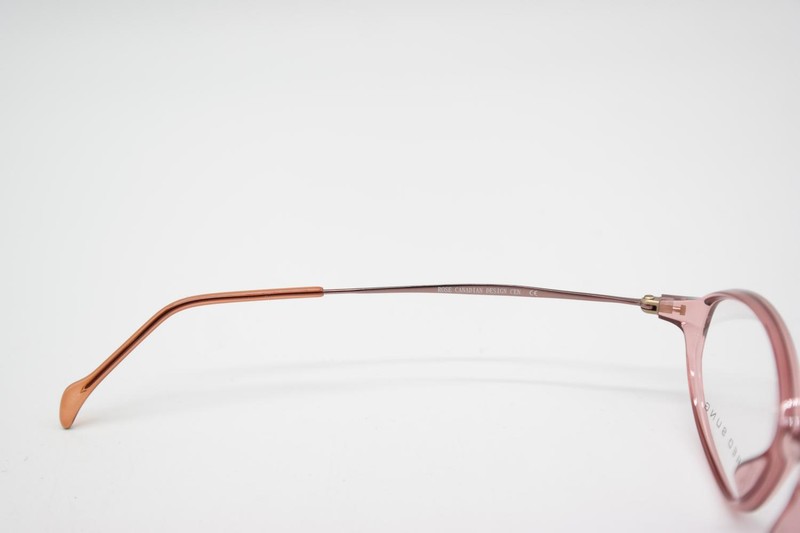 Alfred Sung AS 4424 Titanium Brown Bronze Oval Eyeglass Frame New gallery
