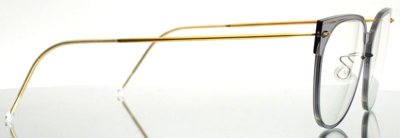 LINDBERG n.o.w. 6634 Col PGT Grey Gold Womens Eyeglasses 52-17-150 B:43 gallery