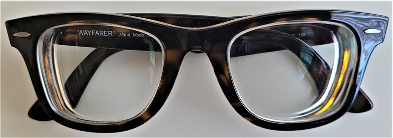 RAY-BAN UNISEX EYEGLASSES FRAME RB4340-V 2012 WAYFARER W/CASE & CLOTH 50-22-150 gallery
